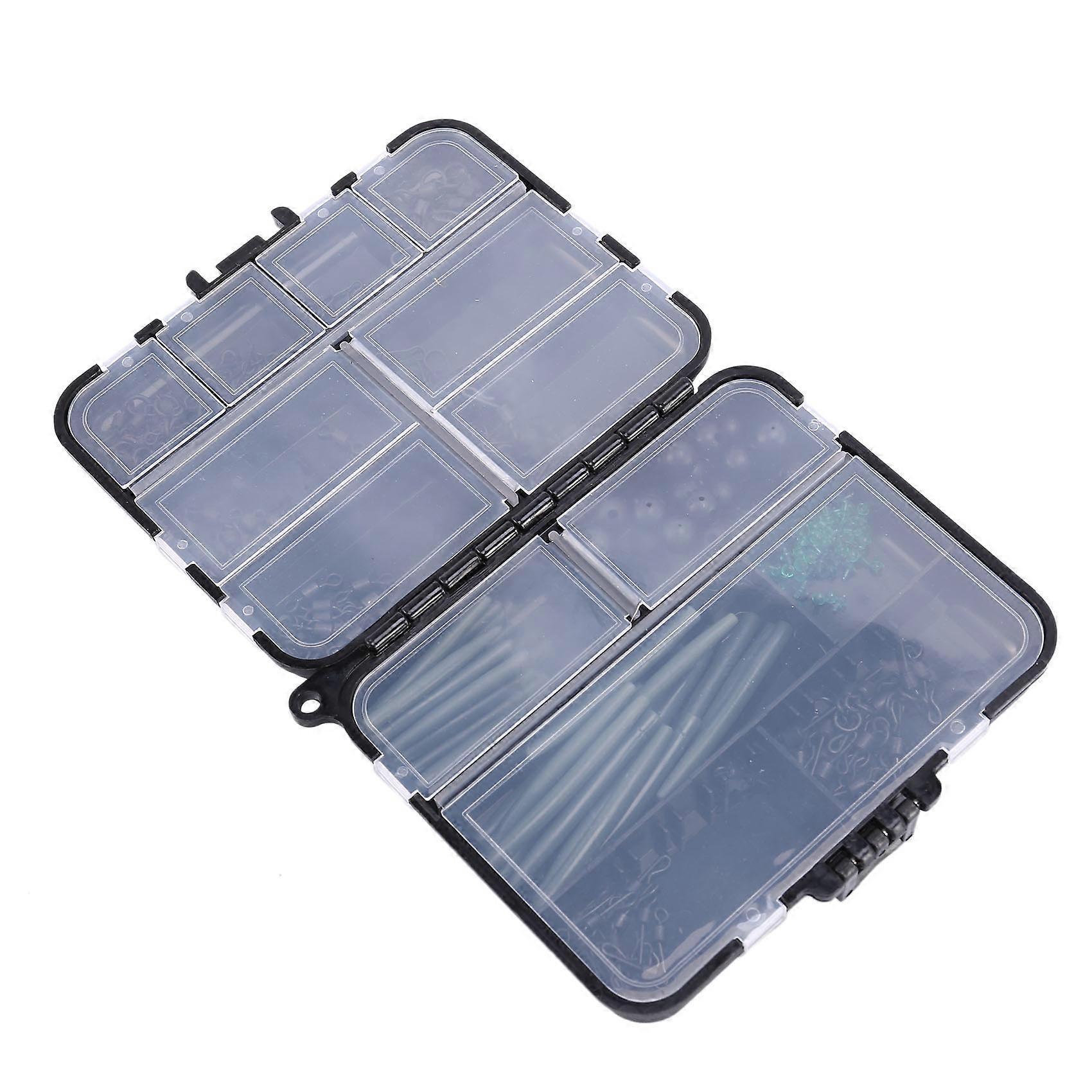 Carp Fishing Tackle Kit, 300Pcs/Box Including Anti Sleeves Hook Stop Beads Boilie Bait Screw Rollin