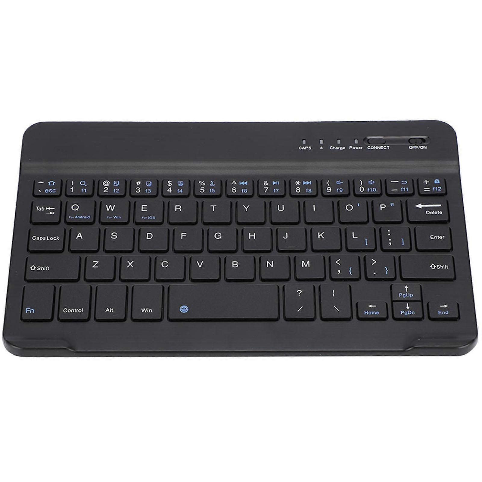Slim Light Wireless Bluetooth Keyboard for Android IOS WIN Black