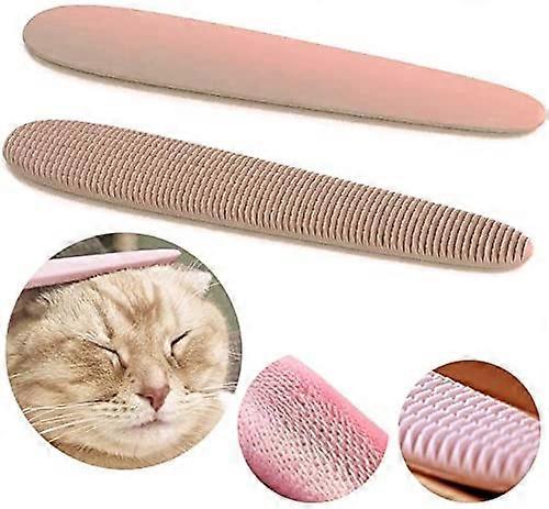 Blackhole Real Cat Tongue Textured Grooming Brush, Best Nurturing Brush compatible with Kitten Dual-Ended Brush compatible with Small and Large Area-4