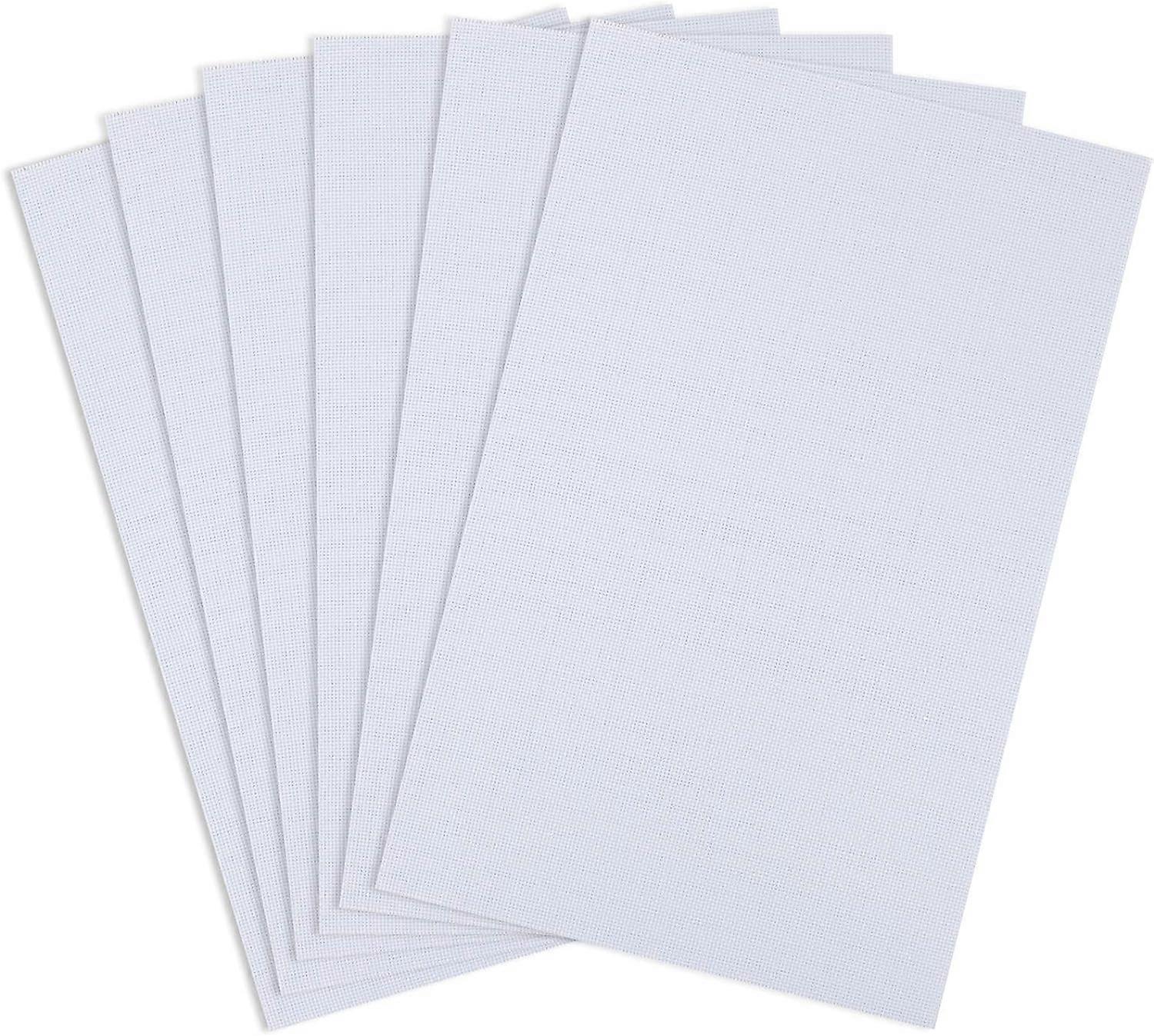 12  pcs Fabric Cross Stitch Fabrics, Black, White