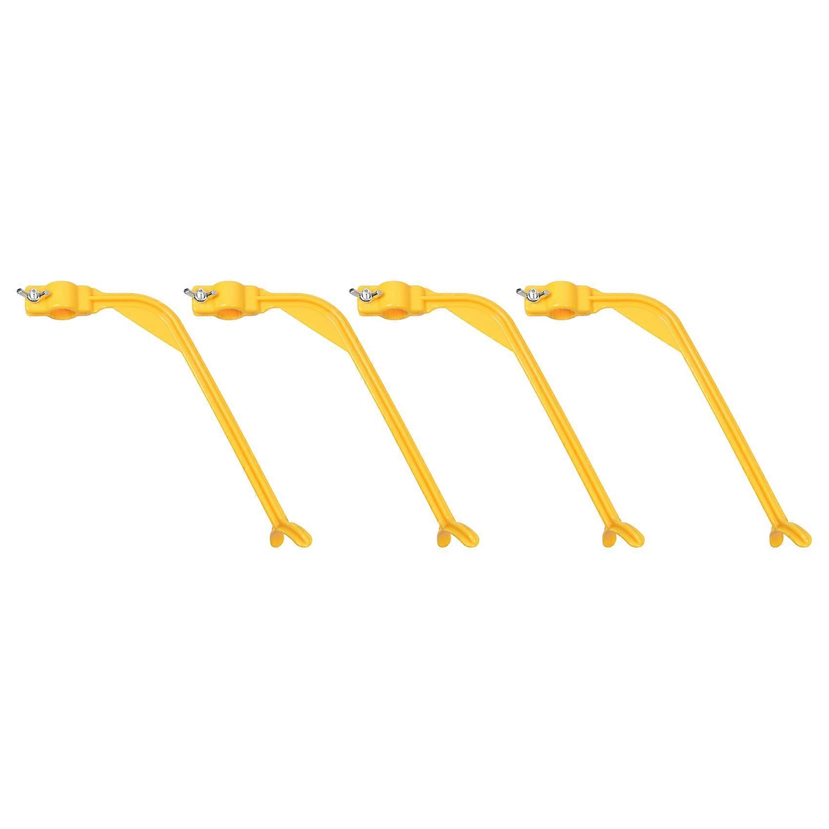 4Pcs Golf Swing Trainer for Aids Beginner Gesture Alignment Training Golf Correct Practice Guide Yellow