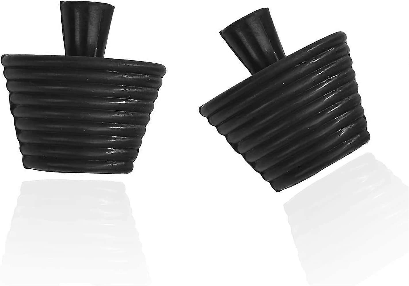 Set Of 2 Universal Silicone Drain Plugs For Bathtub And Basin Sink