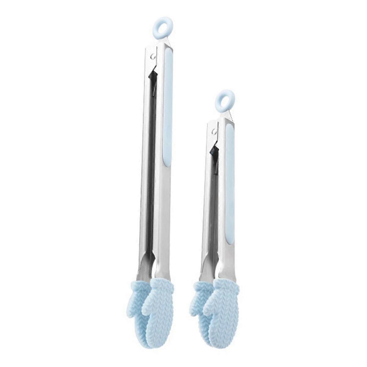 Barbecue Bread & Food Clips High Temperature Anti-Scalding Extended Steak Clips Barbecue Tools Blue