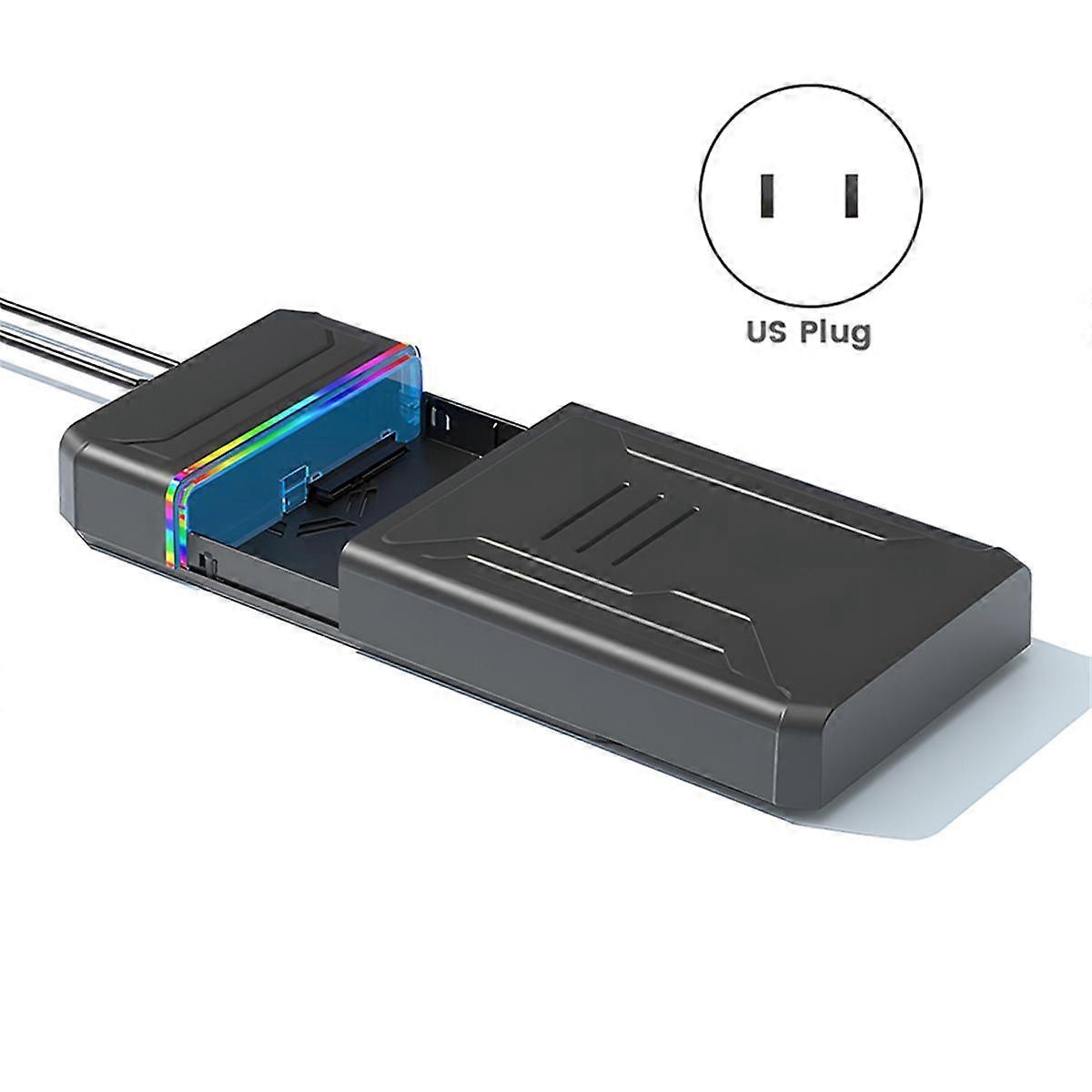 Gabinete de disco rígido SATA para caixa de disco rígido tipo C com HDD externo LED para disco rígido de 2,5 polegadas