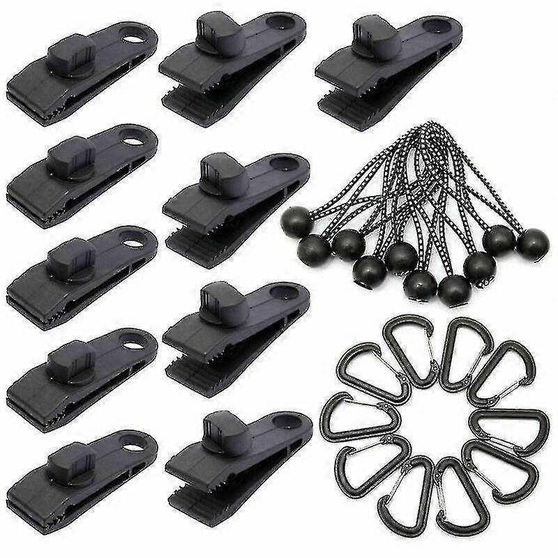 Tarp Clips Heavy Duty,tarp Clips Set Crocodile Mouth Tent Clips Multipurpose Tarp Clips