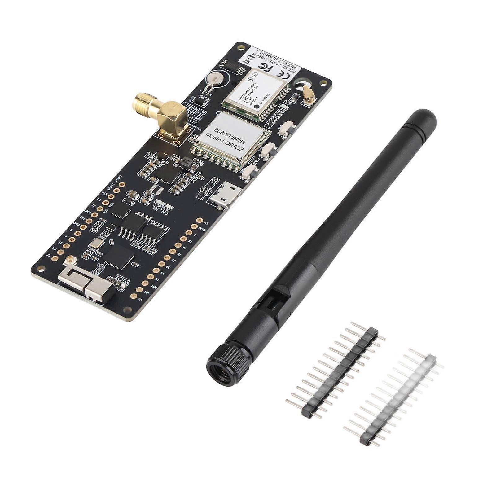 For LILYGO TBeam ESP32 LoRa 915Mhz WiFi GPS Module With Battery Base Development Board NO.3419
