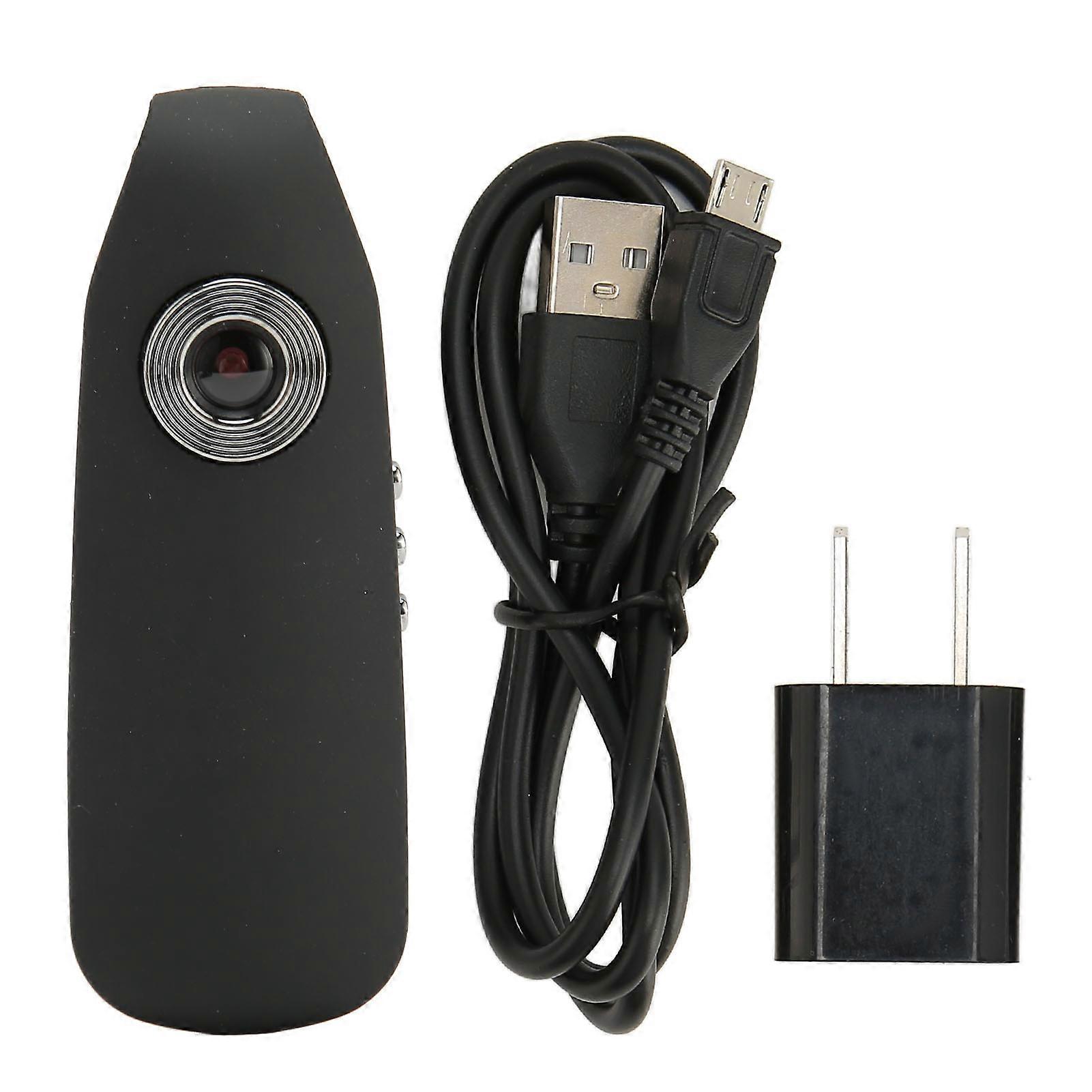 Mini Body Camera HD Loop Recording Rechargeable Sound Recording Small Wearable Camera for Cycling 100240V US Plug NO.1183