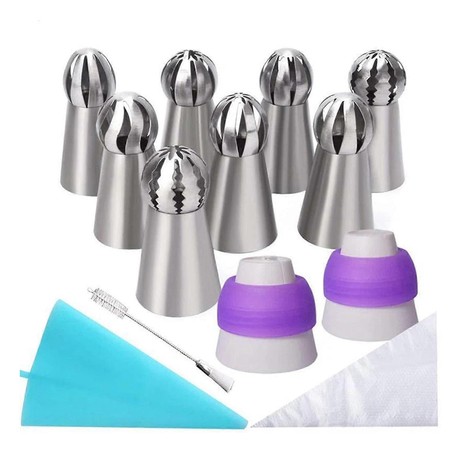 22pcs Cake Baking Decor Tool Set Durable Cake Icing Decorating Tool for Cakes Cupcakes