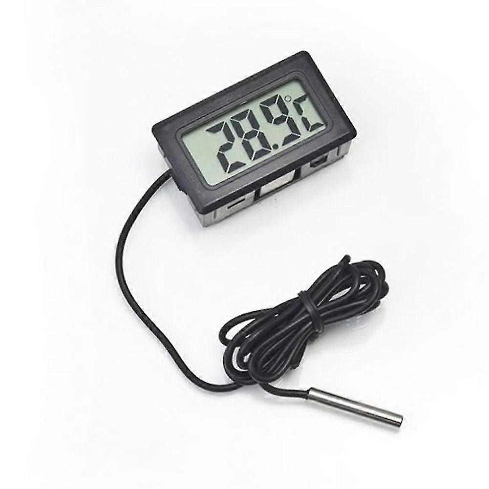 Digital Lcd Thermometer Temperature Meter Gauge With Waterproof Sensor Probe