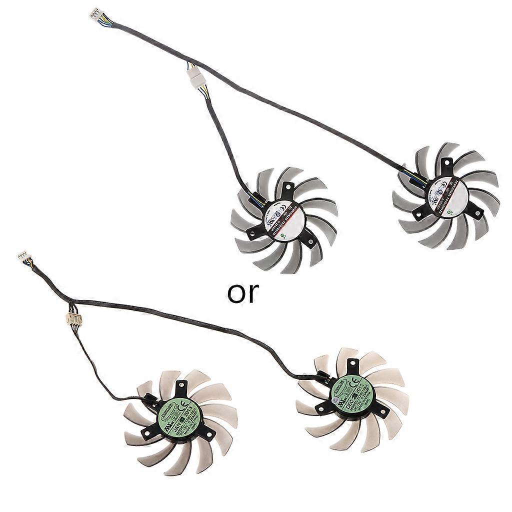 FD7010H12S مروحة تبريد 75 مم 0.35 أمبير ل ASUS MSI GTX 1050 TI لبطاقة فيديو عالية الدقة بارد