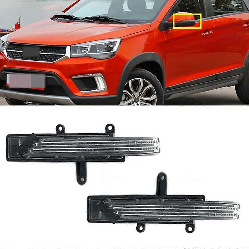 Car Rearview Side Mirror Turn Signal Indicator Light For Chery Tiggo 2/3X 2017- Door Mirror Flasher Lamp