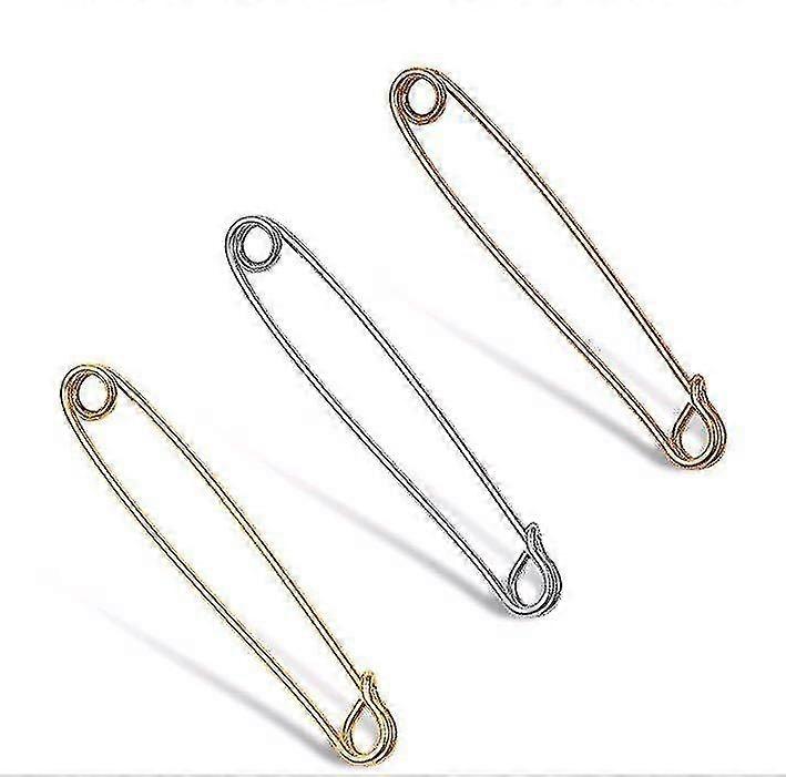 Collar Pins For Men Safety Pin Style Tie Bar For Wedding Business 3 Pcs