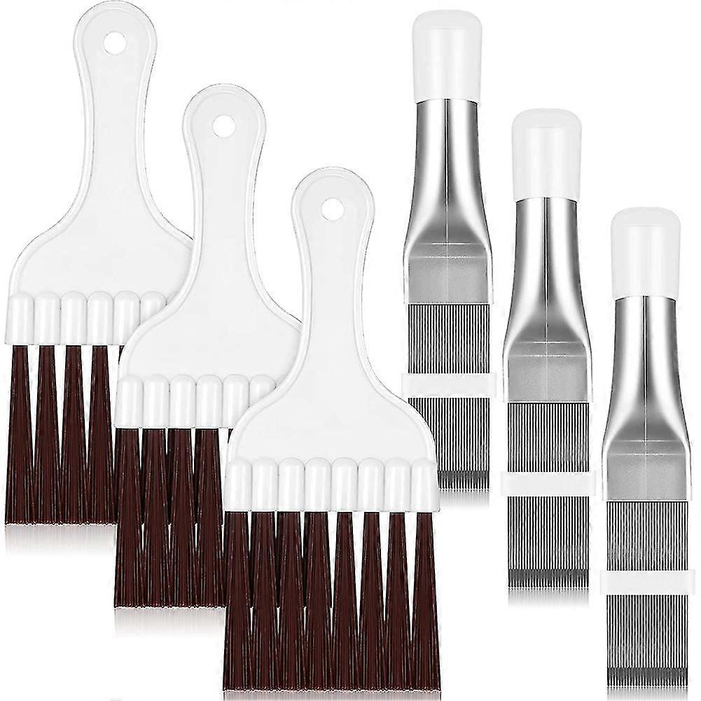 Conditioner Condenser Fin Comb,fin Cleaning Brush Conditioner Fin Refrigerator Coil Cleaning Whisk