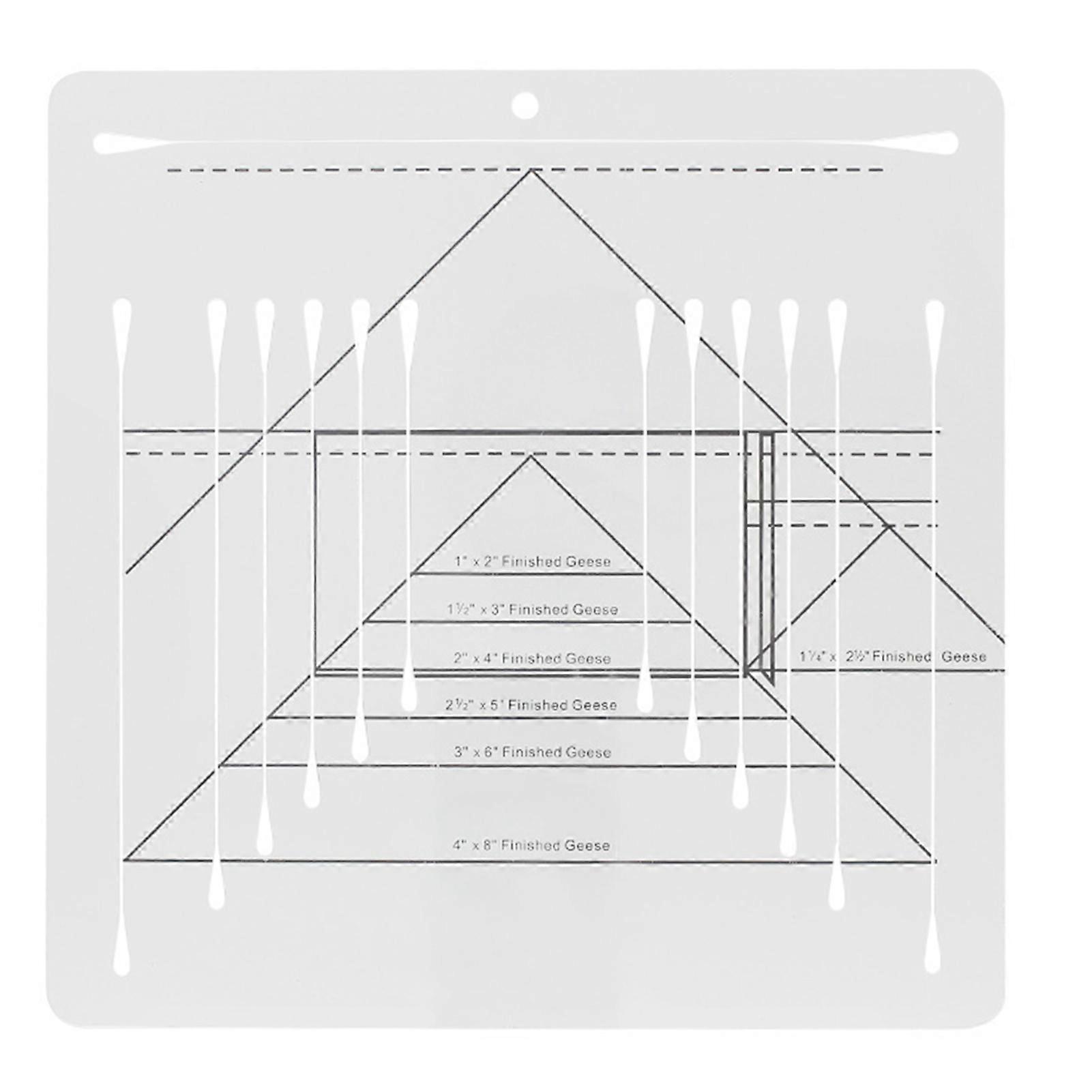 Acrylic Cutting Ruler Transparent Alignment Clothes Rulers for DIY Art Craft