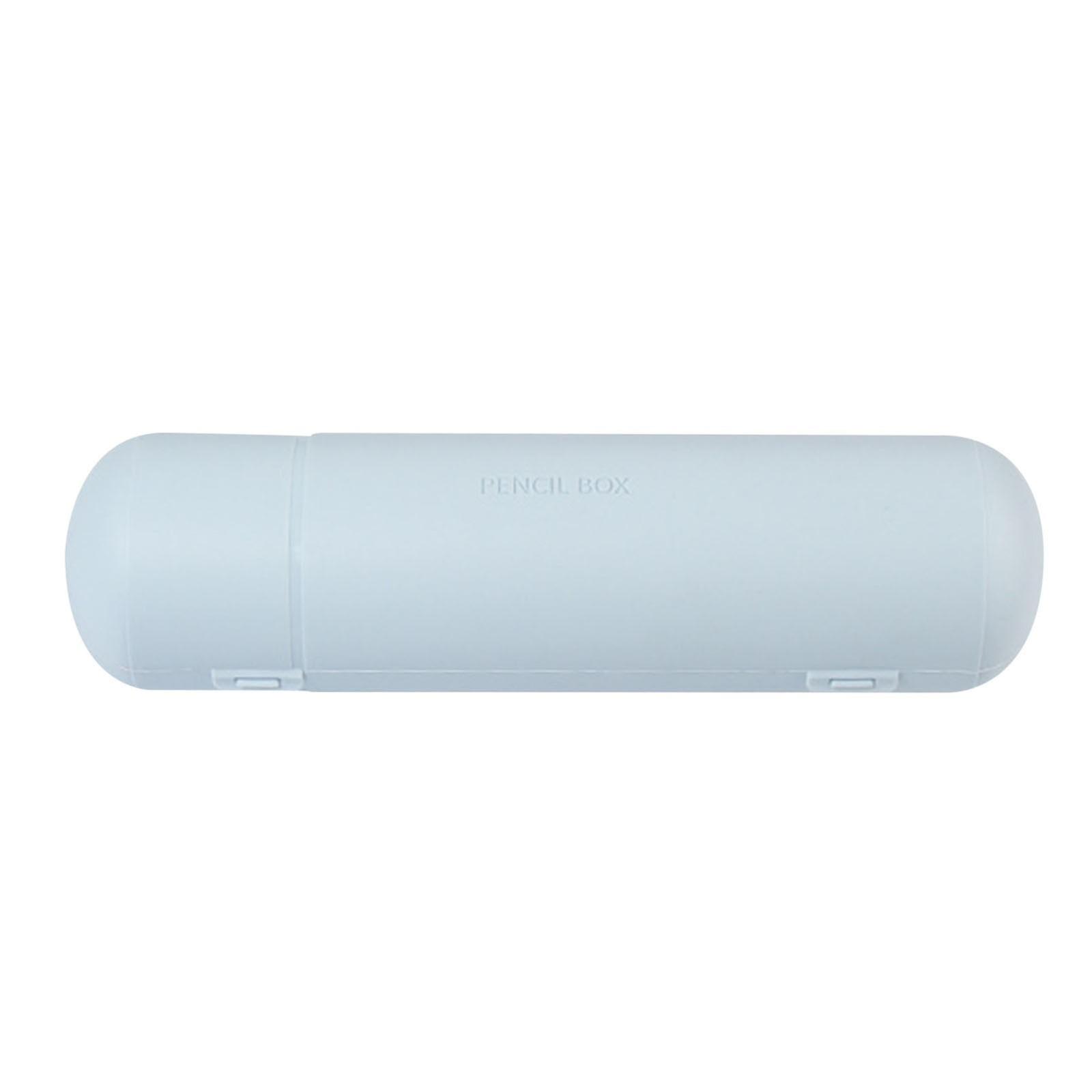 Double Layer Stationery Box Multifunctional Pencil Box Primary School Students Solid Color Storage Pencil Box