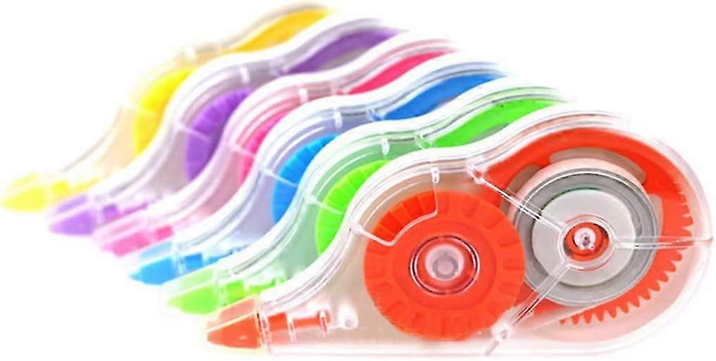 Correction Tapes, 6pcs Pocket Mouse Shape Correction Tape White Tape For Instant Corrections