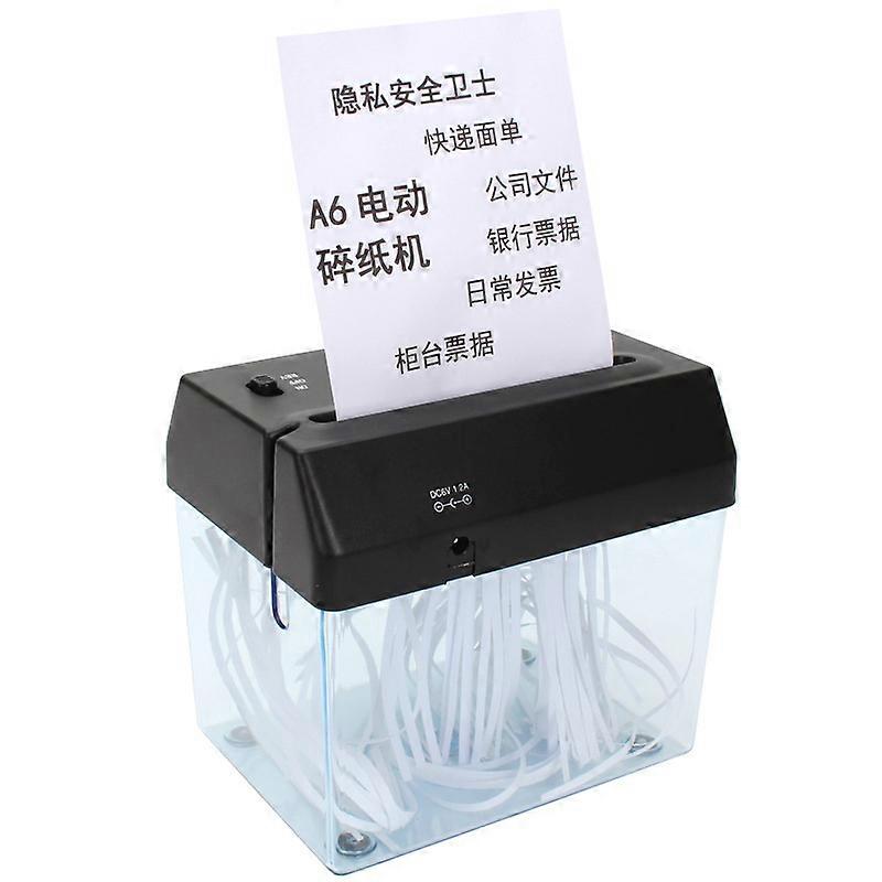 Mini Electric Shredder A6 Paper Document Cutting Machine with Letter Opener for Home Office