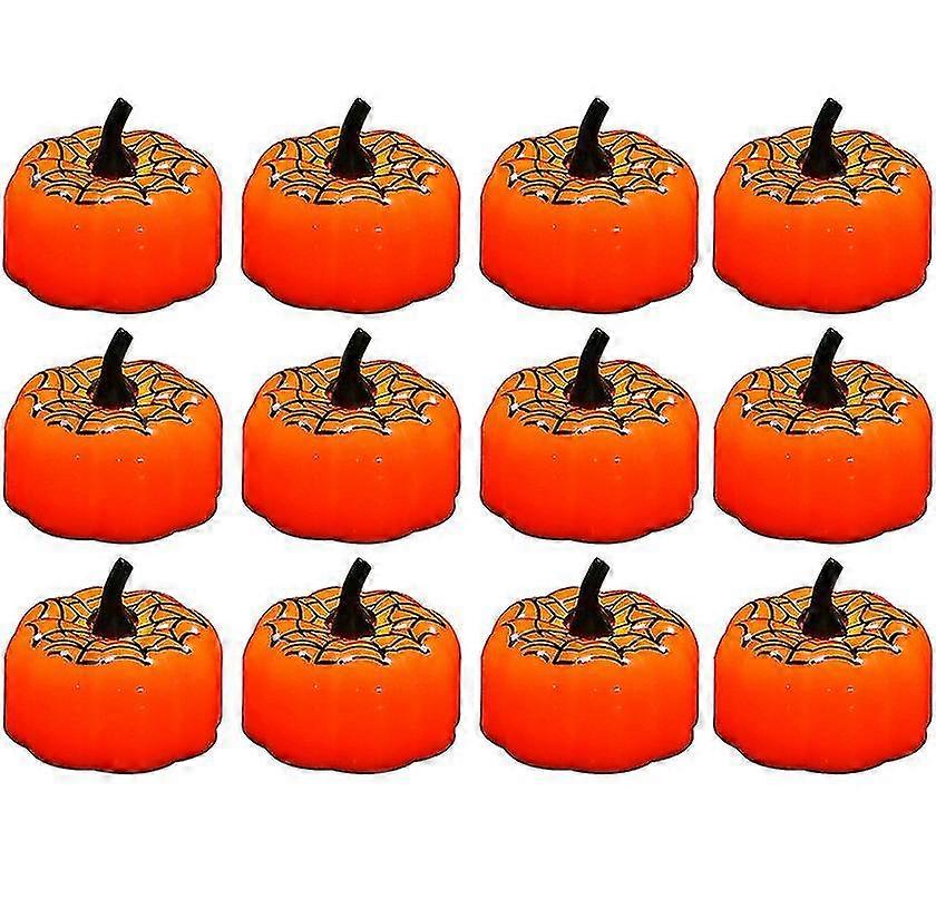 Halloween 12 Pack Led Pumpkin Lights
