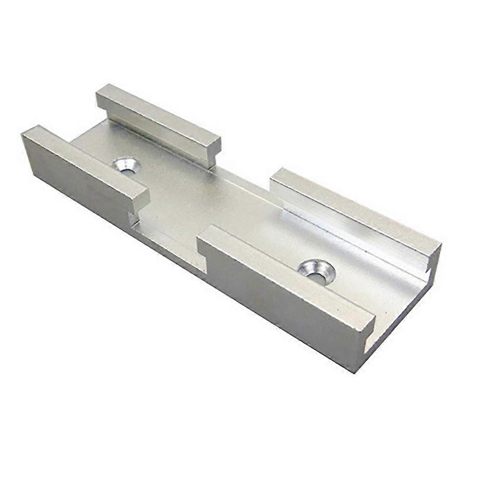 Conector de cale T Kit de intersecție a pistei T Conector slot pentru jig de cale Miter pentru prelucrarea lemnului