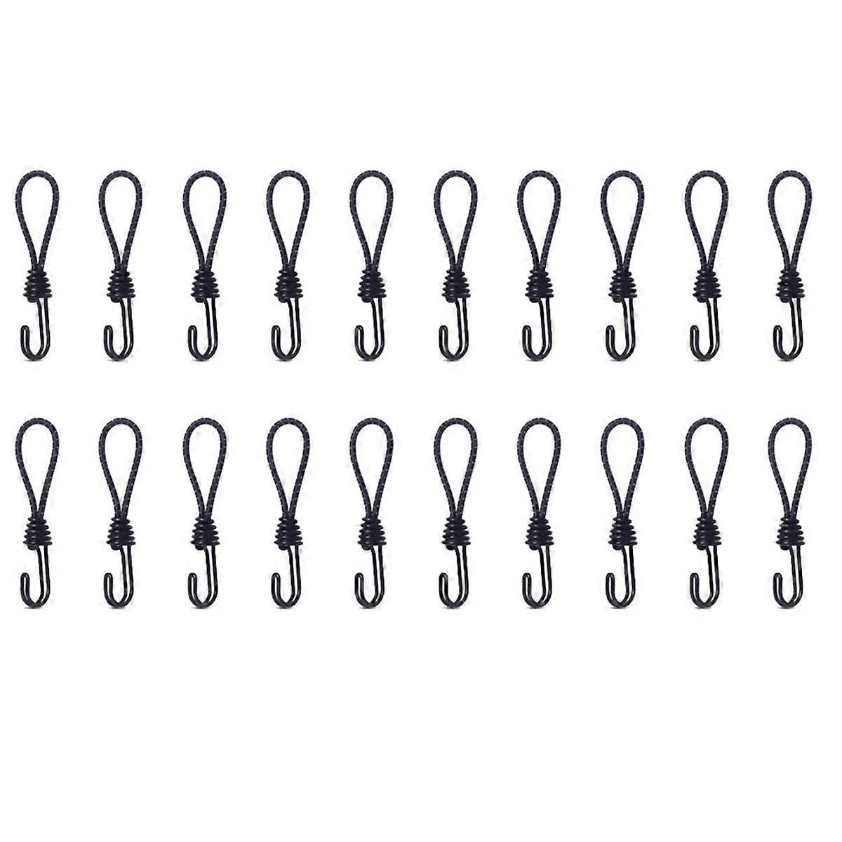 Tent Elastic Rope Hook Multifunctional Outdoor Camping Rainproof Tent Fixing Rope Tent Rope Tie Qui