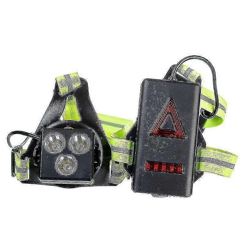 Running Lamp, Usb Recharabd Wearable Back Flash 3 Modes For Runners