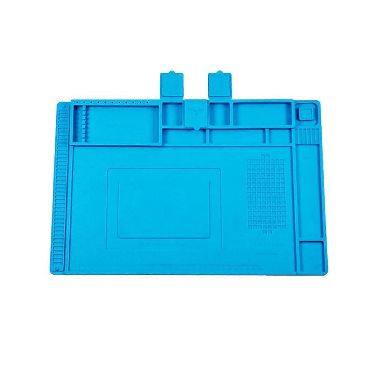 Resistant Silicone Soldering Mat Anti Static Magnetic Electronic Repair Work Mat for Workbench,Cell