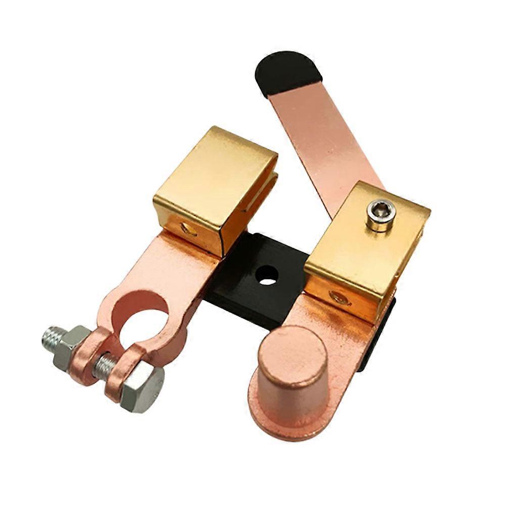 Top Post Vertical and Horizontal Blade Main Switch 12V/24V Battery Disconnect Switch Isolator Power Off for Car RV Truck Yacht