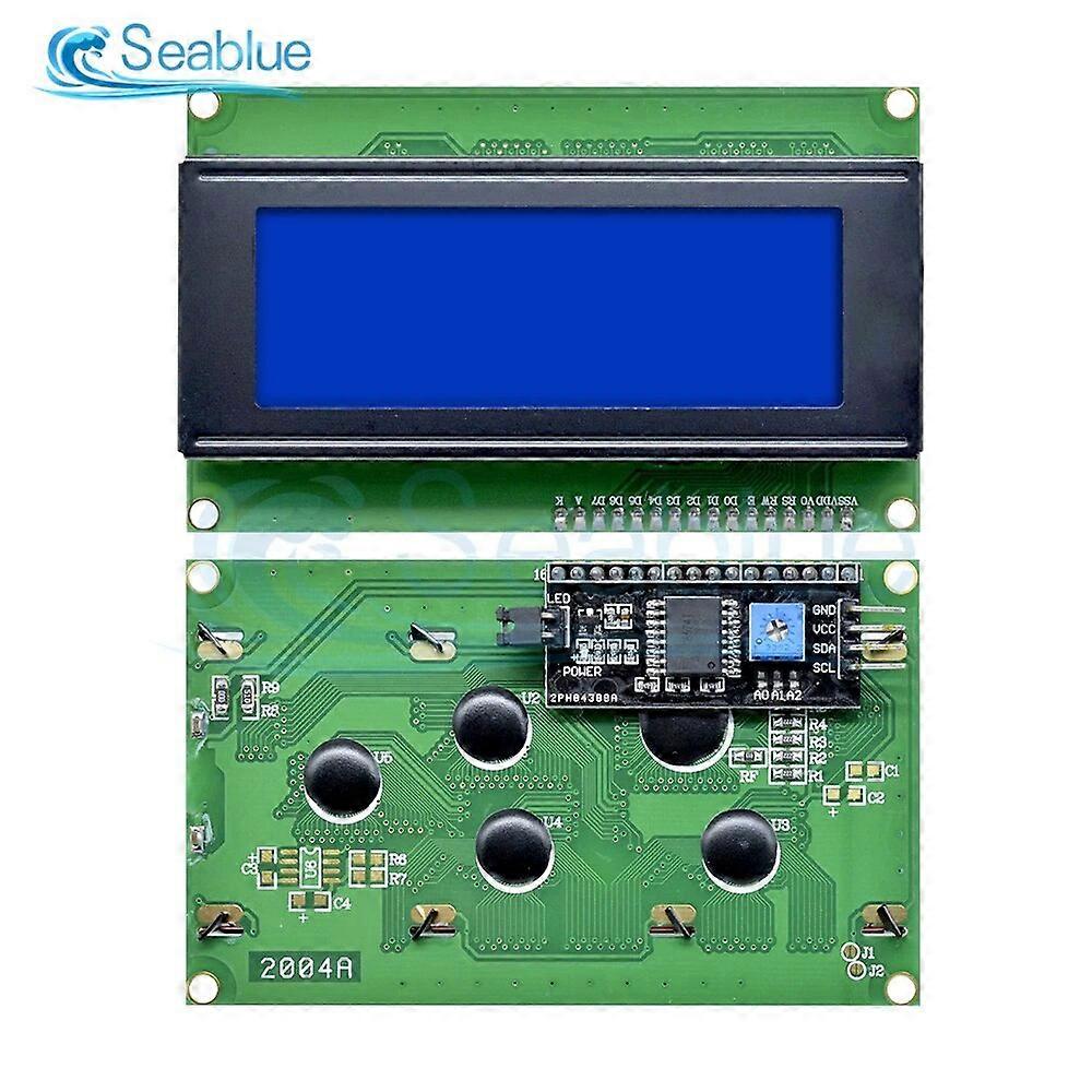 3.3V 5V LCD2004+I2C 2004 20x4 LCD Display Module Blue/Green Screen With IIC I2C Serial Interface Adapter Module For Arduino