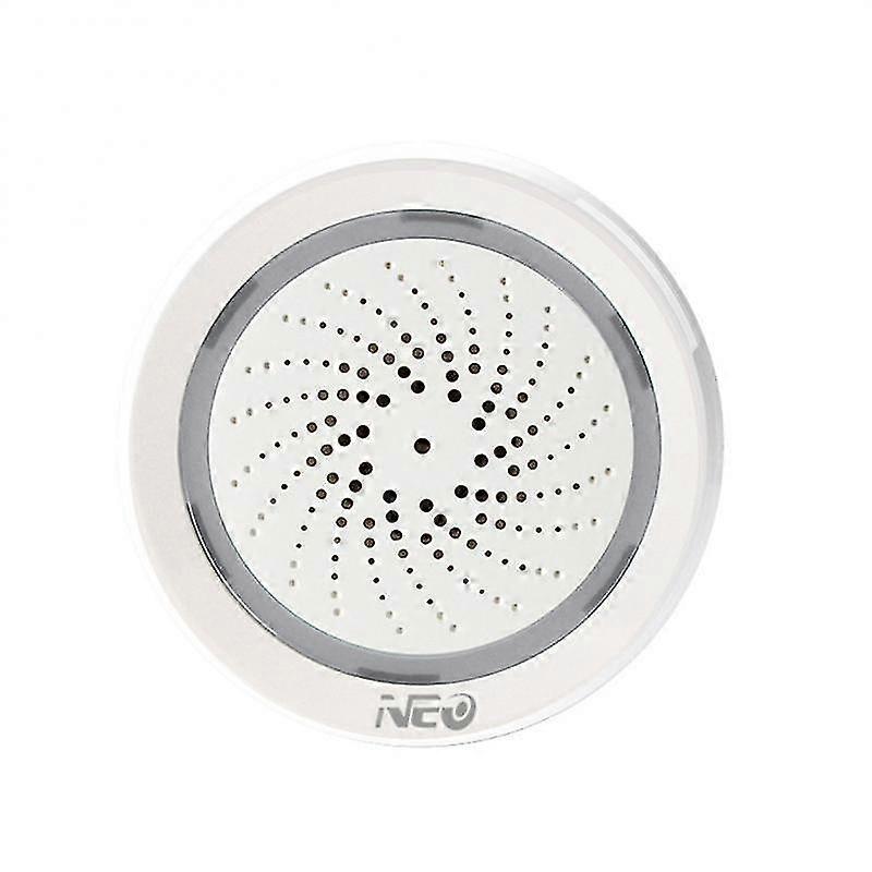 Tuya Smart Life Wifi USB 120db Sirène Détecteur d’alarme Sans Fil Sound Light Alert Pir