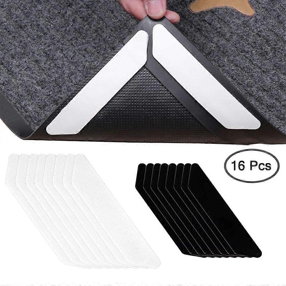 16 pcs Anti Curling Rug Gripper Keeps Your Rug in Place & Makes Corner