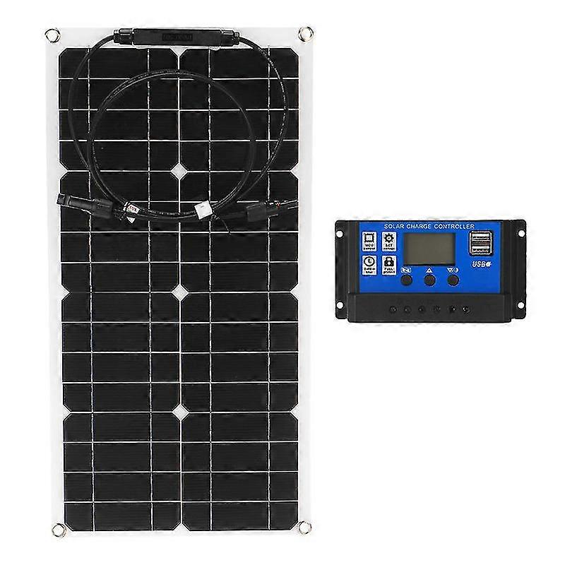 100w flexible solar panel battery charger charge kit controller,40a