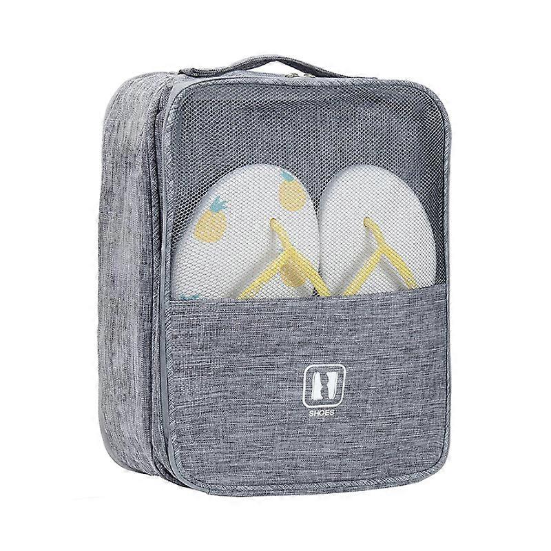 Seyahat ayakkabıları çantası ayakkabı saklama kutusu üç katmanlı taşınabilir saklama ayakkabıları çantası