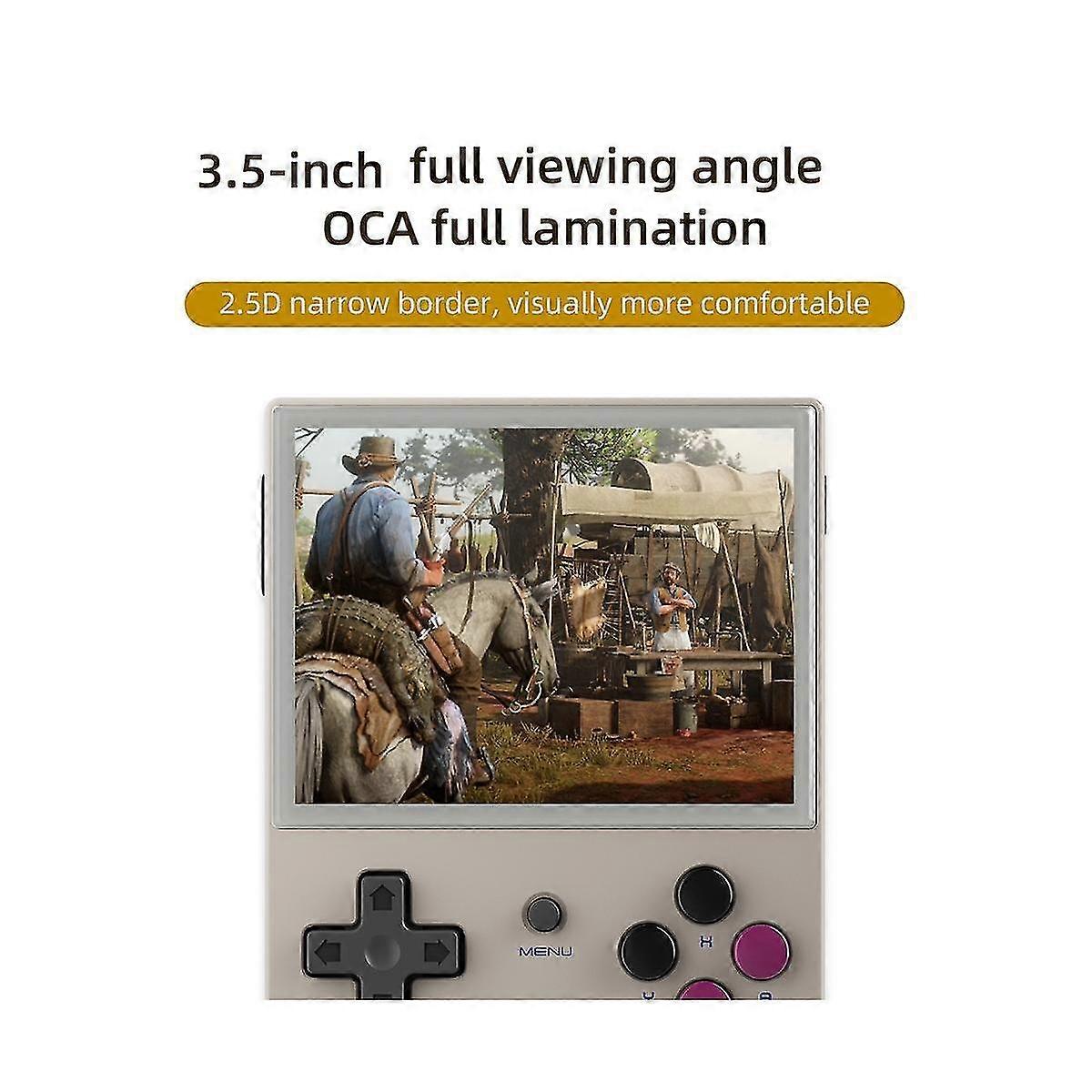 Rg35xx Retro Handheld Game Console 64g 3.5-inch Ips Screen -a9 Pocket Video Player For Linux System