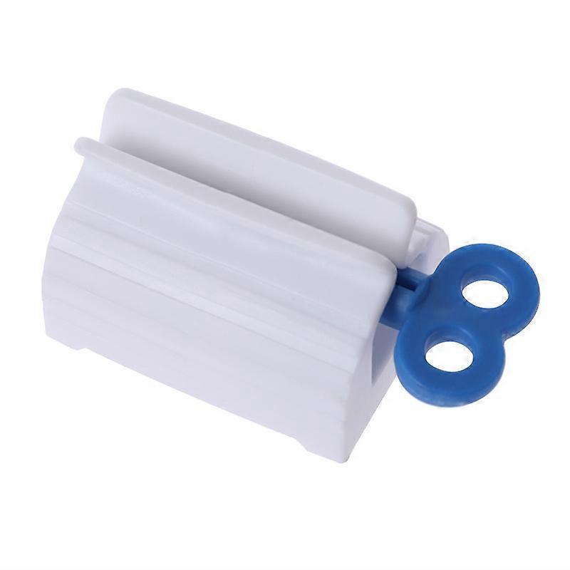 Rolling Tube Toothpaste Squeezer,Manual Rotate Toothpaste Dispenser Toothpaste Rollers Turn Squeeze Tool (Blue)(1pcs)