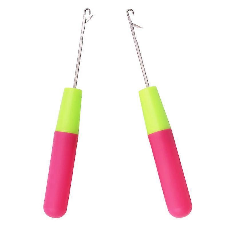Latch Crochet Needles, 2 Pcs Crochet Needle, Weaving Tools, for DIY, wig hook hair dye tongue hook wig knitting tools rug hook