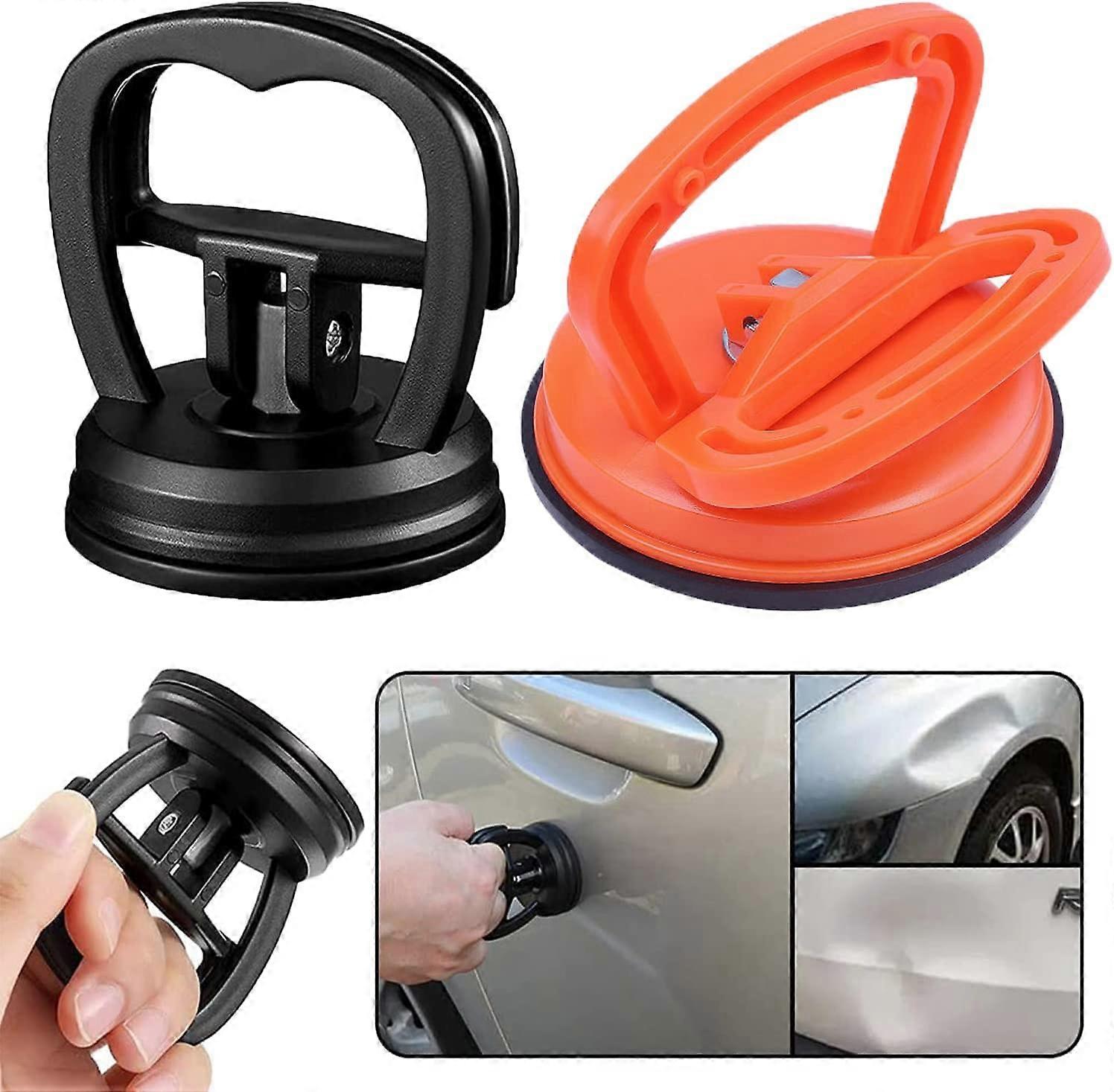 2 Pcs Car Dent Removal and Repair Tools with Suction Cup, for Window Handle, Door, Mirror, Granite, Lifting Moving Objects (5.7cm)