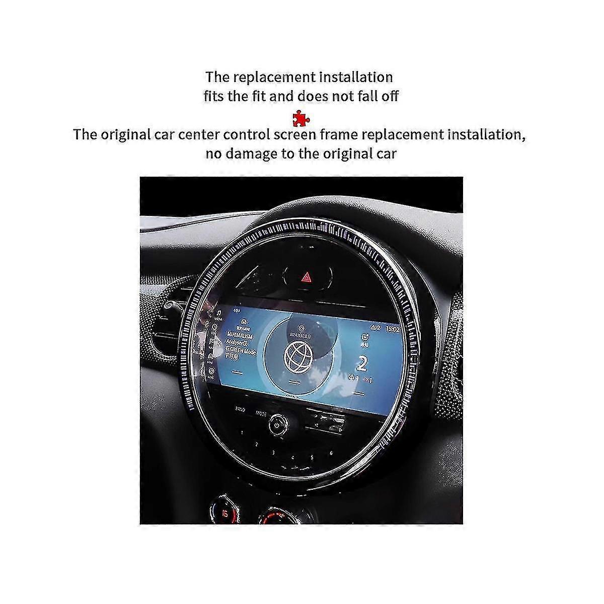 For F55 F56 Center Console Screen Decorative Frame For Mini F57 Car Center Control Cover 2014- 2022