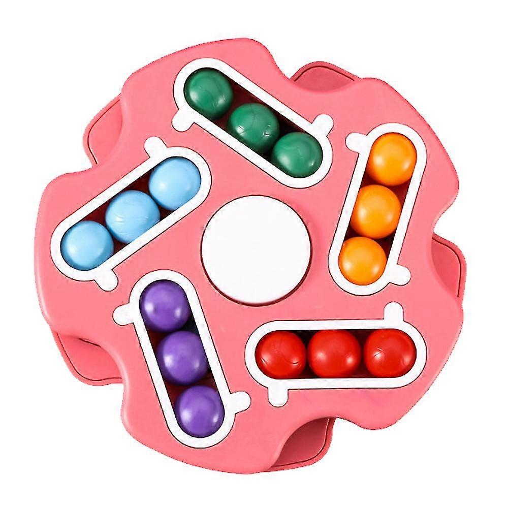 Rotating Magic Bean Cube Spinner,double Flip Handheld Puzzle Cube Toys