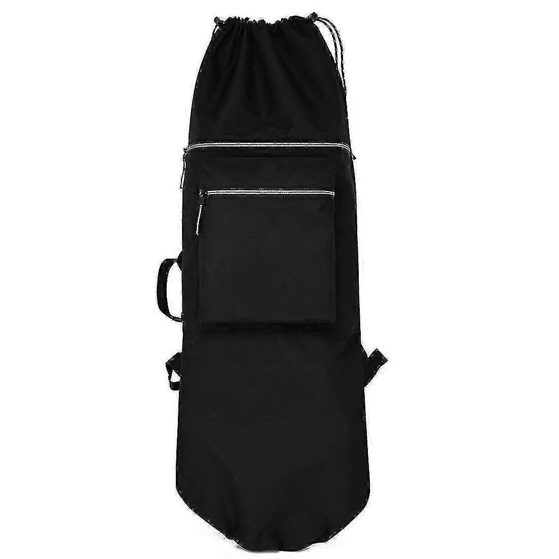 スケートボードバックパックロングボードバッグスケートボードバッグ、ブラックS