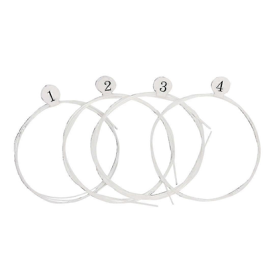 4pcs Ukelele Ukulele Uke String Fiber Material