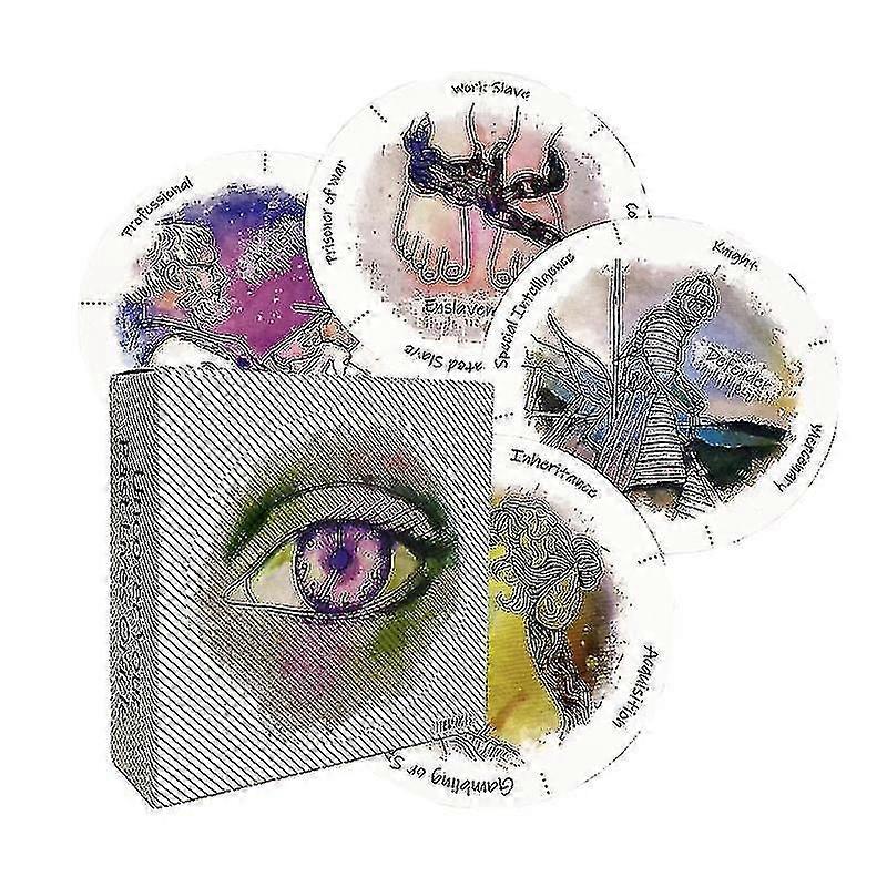 Cards Of Time Oracle Find The Right Moment Tarot Cards Paper Booklet Instructions Spanish English Board Deck For Party84pcs Tt197