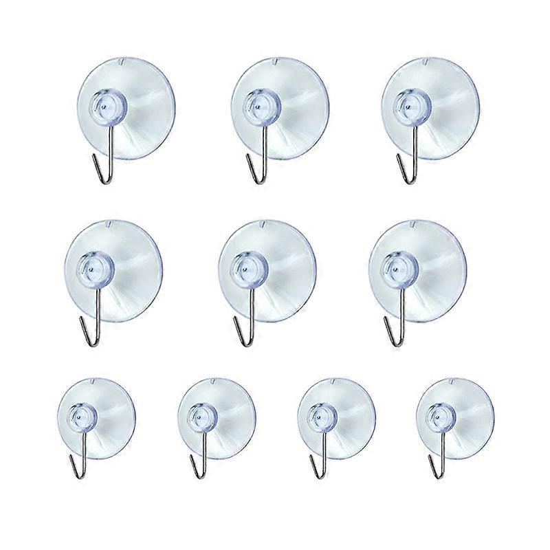 10 Windows Transparent Suction Cup Suction Cup Clothes Jacket Metal