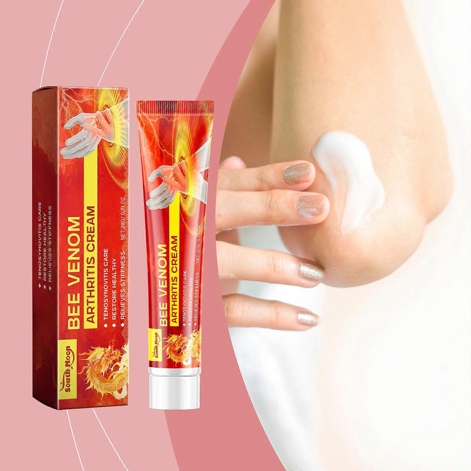 Natural Arthritis Pain Relief Cream with Bee venom, Tendonitis Ointment, Hand Wrist Massage Cream, Joint Cream for Fingers Pain Reliever, Stiffness an