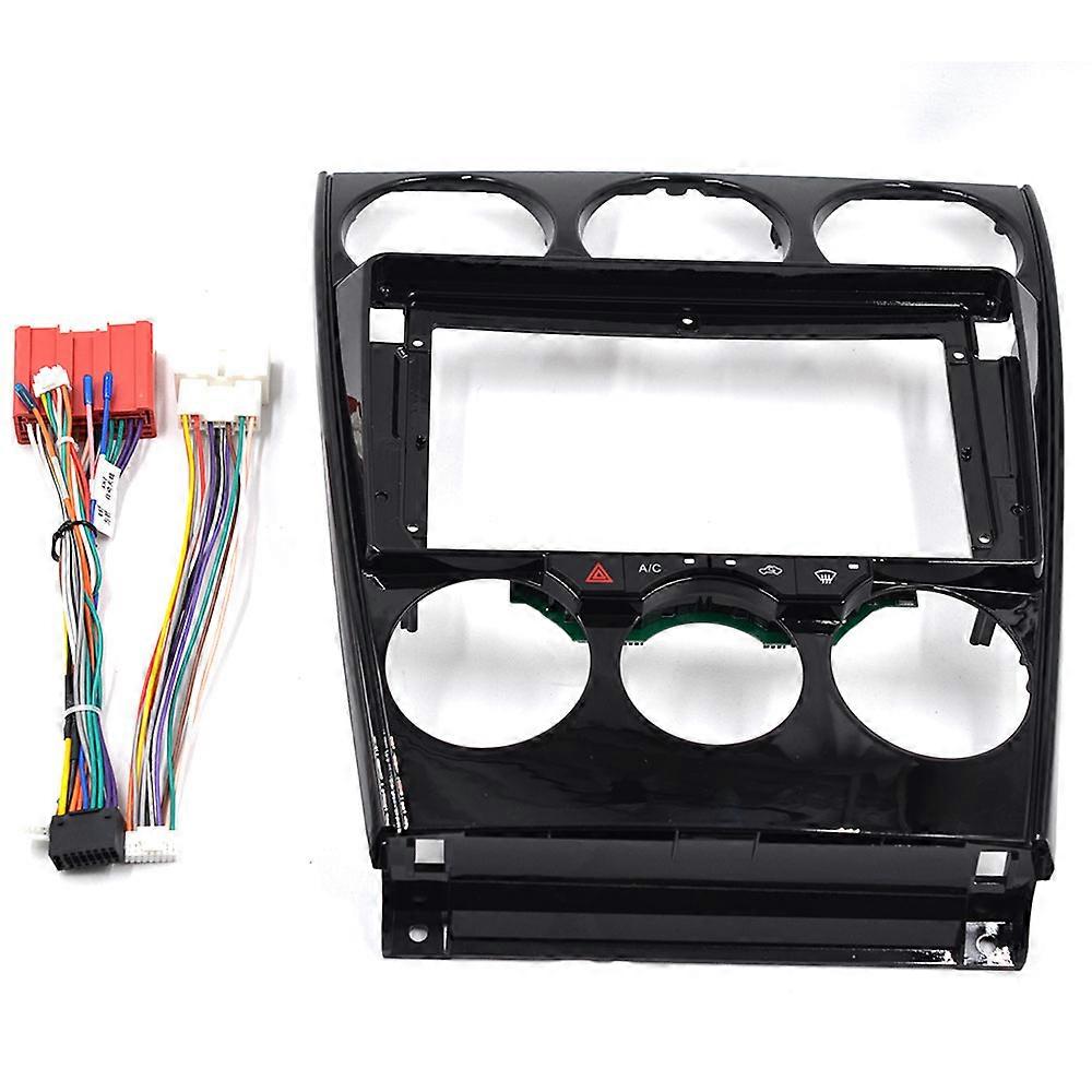 Car Stereo Panel Dash Installation Frame 9 polegadas 2din Fascia Wires Board Control CANBUS Trabalho Para Mazda 6 2004-2015 para Android