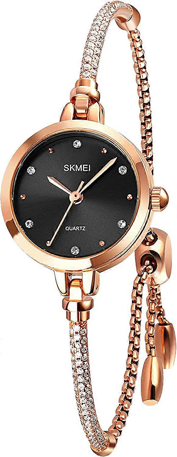 Women Wrist Watch, Women Quartz Watch Fashion Thin Premium Crystal-Accented Watch