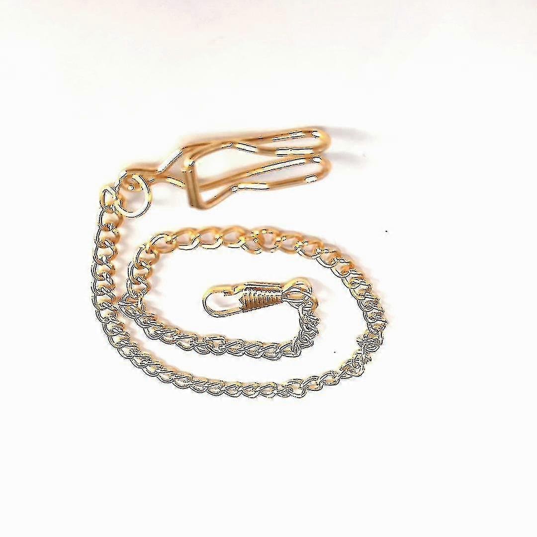 Taskukelloketjut miehille, liiviketjutarvikkeet, väri: kulta