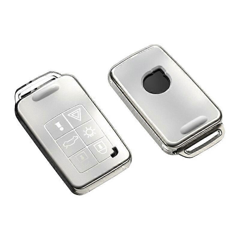 TPU Car Key Case Compatible for XC60 S80 Remote Key Case Shell Auto Accessories