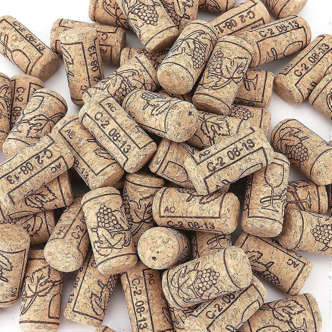 100 Pcs Corks Straight Cork Stopper, For Bottles, Beer Bottles