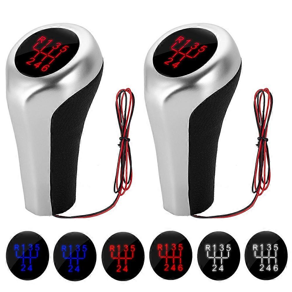 LED Light Gear Shift Knob 5 6 Speed Shifter Lever Hand Ball Stick For BMW E39 E60 E61 E46 E82 E87 E90 E91 E92 X1 X3 X5 M3 M4 M5