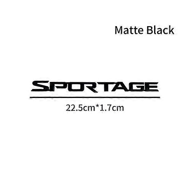 3D ABS البلاستيك سبورتاج سبورتاج R حرف شعار الخلفية الجذع الجسم شعار لوحة الباب الخلفي شارة ملصق لاكسسوارات السيارات كيا